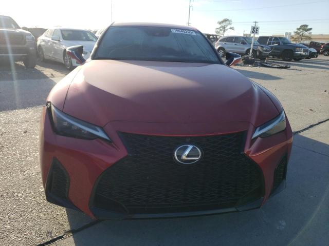 JTHGZ1B24N5056296 - 2022 LEXUS IS 350 F-SPORT RED photo 5