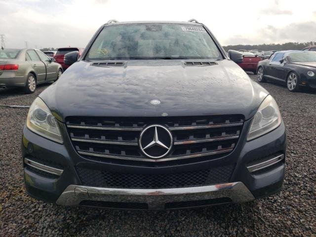 4JGDA5HB7CA025649 - 2012 MERCEDES-BENZ ML 350 4MATIC BLACK photo 5