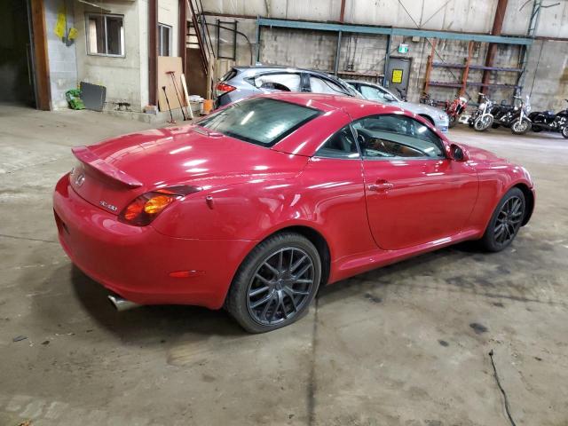 JTHFN48Y320002534 - 2002 LEXUS SC 430 RED photo 3