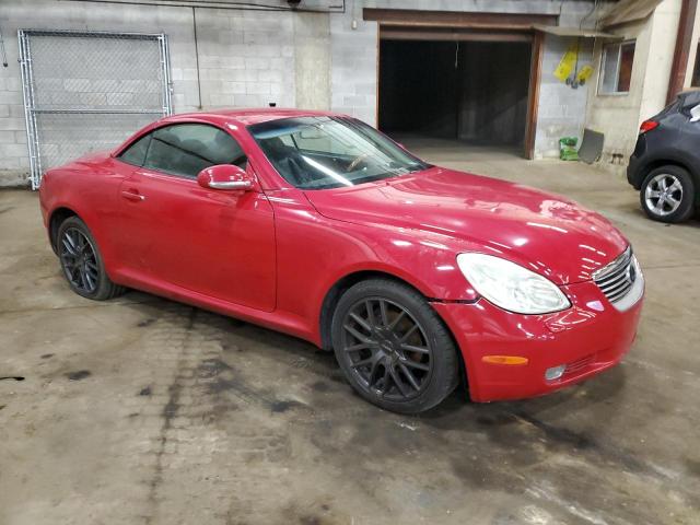 JTHFN48Y320002534 - 2002 LEXUS SC 430 RED photo 4