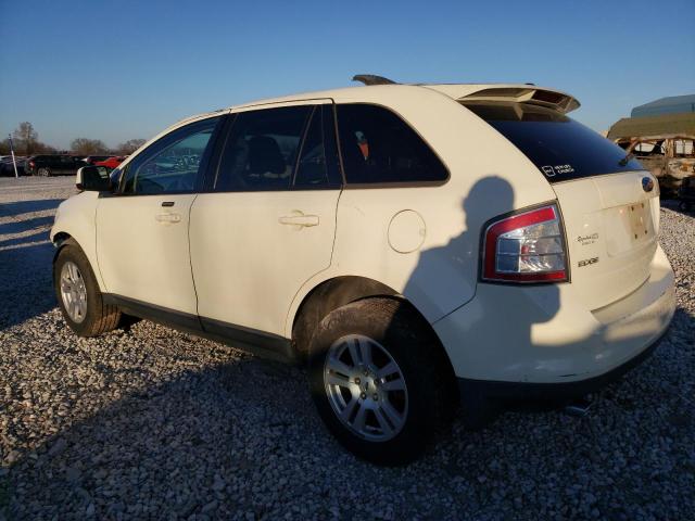 2FMDK38C87BB28275 - 2007 FORD EDGE SEL WHITE photo 2