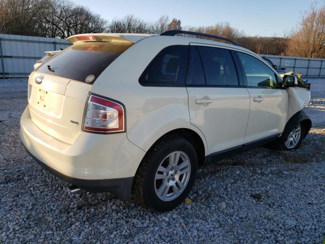 2FMDK38C87BB28275 - 2007 FORD EDGE SEL WHITE photo 3