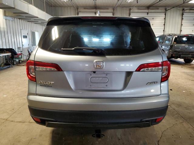 5FNYF6H17KB020851 - 2019 HONDA PILOT LX SILVER photo 6