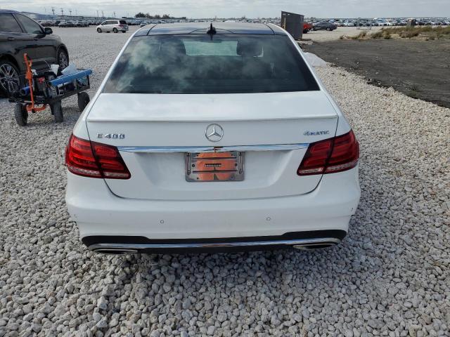 WDDHF6HB1FB091406 - 2015 MERCEDES-BENZ E 400 4MATIC WHITE photo 6