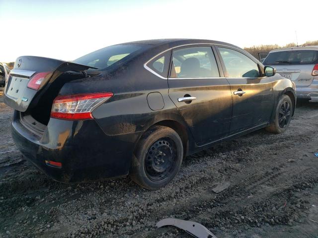 3N1AB7AP3EY211907 - 2014 NISSAN SENTRA S BLACK photo 3