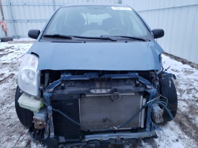 JTDKT923185168515 - 2008 TOYOTA YARIS BLUE photo 5