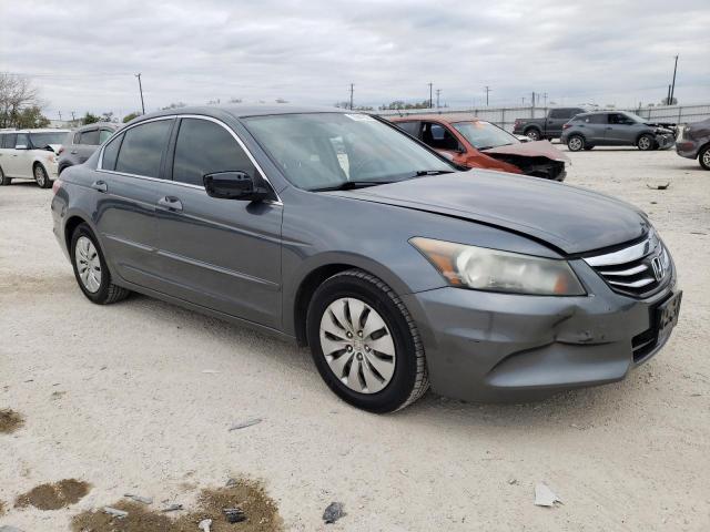 1HGCP2F36CA014040 - 2012 HONDA ACCORD LX GRAY photo 4