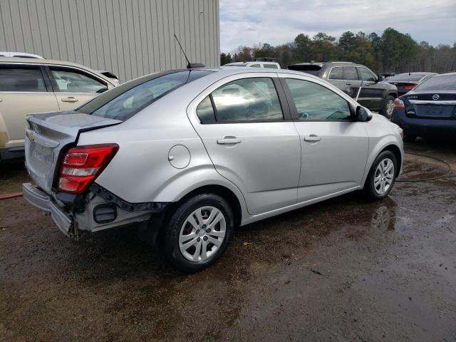 1G1JB5SH0J4137814 - 2018 CHEVROLET SONIC LS SILVER photo 3