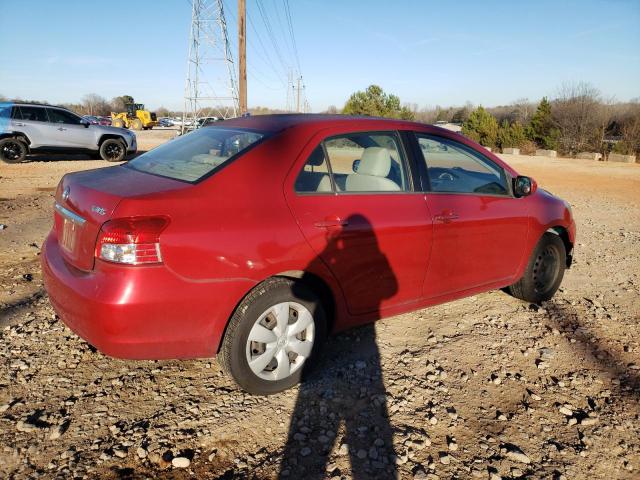 JTDBT923X71098065 - 2007 TOYOTA YARIS RED photo 3