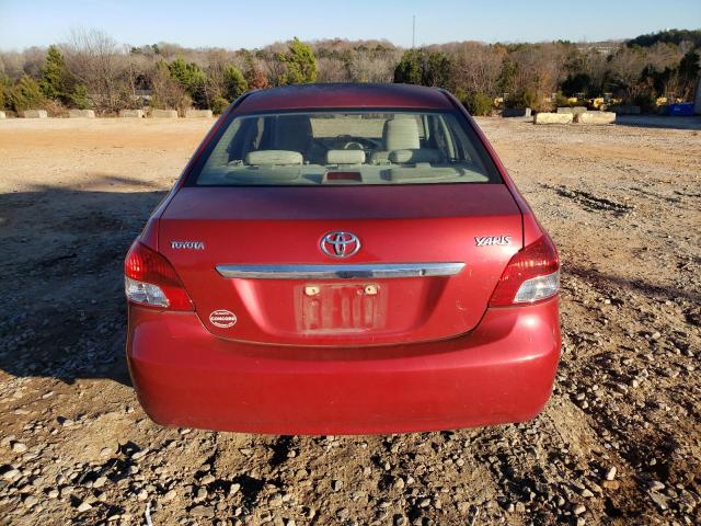 JTDBT923X71098065 - 2007 TOYOTA YARIS RED photo 6