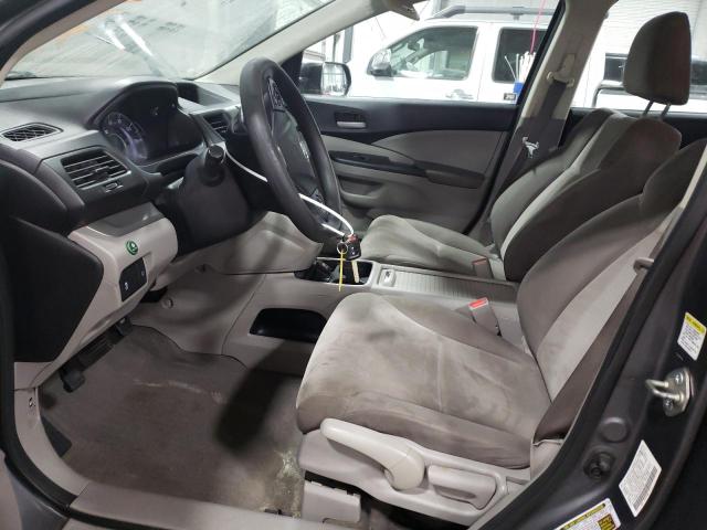 2HKRM3H39EH541084 - 2014 HONDA CR-V LX GRAY photo 7