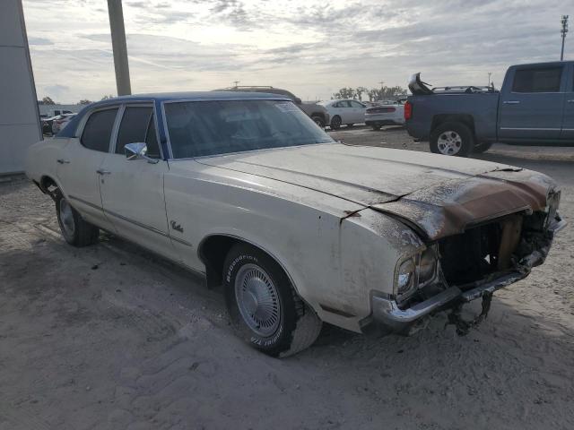 3G69H2R106352 - 1972 OLDSMOBILE CUTLASS CREAM photo 4