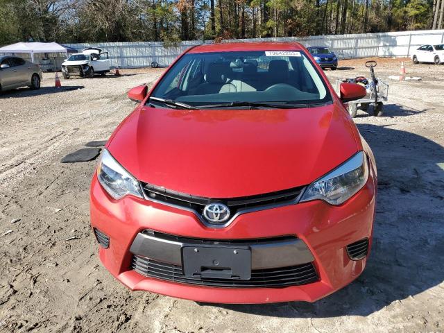 2T1BURHE3FC366034 - 2015 TOYOTA COROLLA L RED photo 5