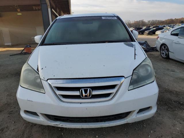 5FNRL38436B083621 - 2006 HONDA ODYSSEY EX WHITE photo 5