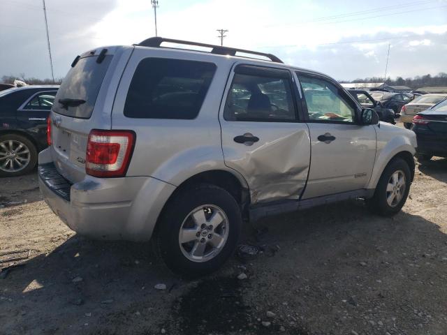 1FMCU93Z18KA08202 - 2008 FORD ESCAPE XLT SILVER photo 3