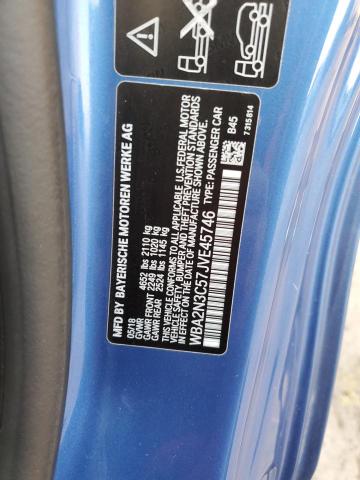 WBA2N3C57JVE45746 - 2018 BMW M240XI BLUE photo 13