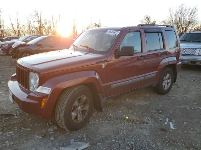 1J8GN28K29W535920 - 2009 JEEP LIBERTY SPORT BURGUNDY photo 1