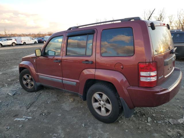 1J8GN28K29W535920 - 2009 JEEP LIBERTY SPORT BURGUNDY photo 2