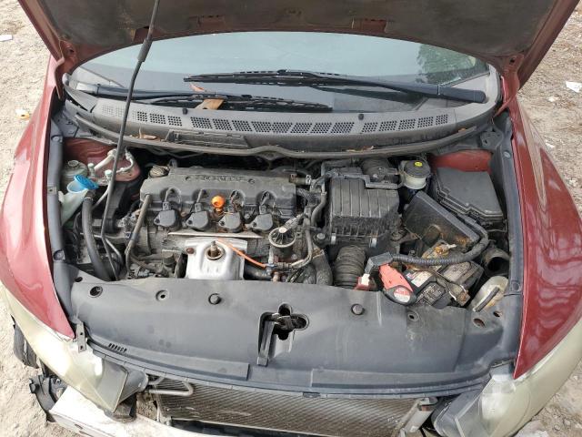 2HGFA1F91AH511850 - 2010 HONDA CIVIC EXL 勃艮第红 照片 11
