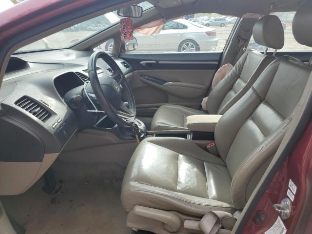 2HGFA1F91AH511850 - 2010 HONDA CIVIC EXL 勃艮第红 照片 7