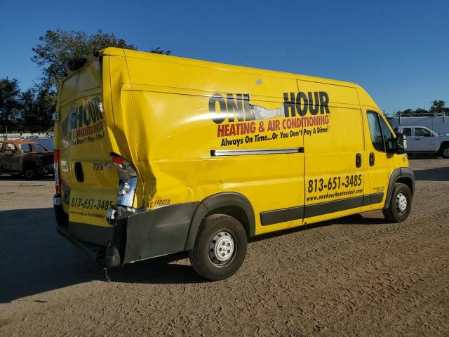 3C6MRVJG0NE138420 - 2022 RAM PROMASTER 3500 HIGH ყვითელი ფოტო 3