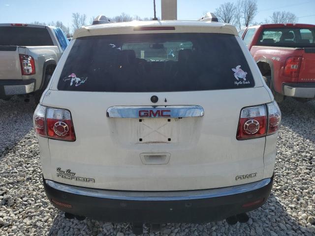 1GKKVRED2BJ237617 - 2011 GMC ACADIA SLT-1 WHITE photo 6