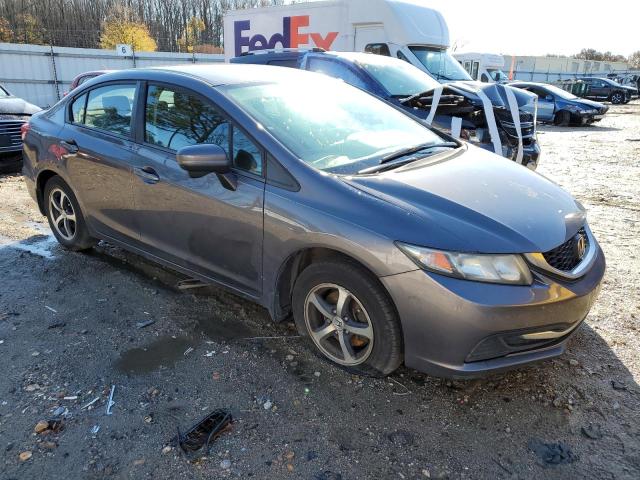 19XFB2F78FE015236 - 2015 HONDA CIVIC SE GRAY photo 4