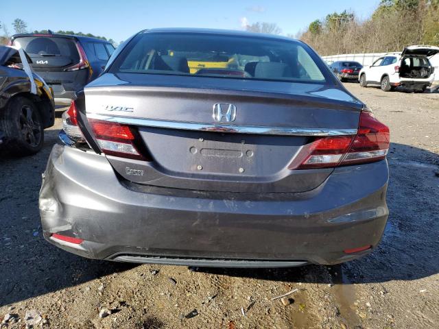 19XFB2F78FE015236 - 2015 HONDA CIVIC SE GRAY photo 6