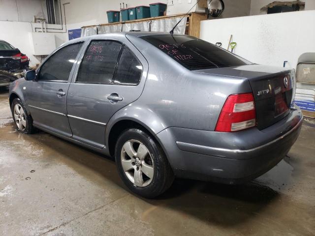 3VWSK69M44M117138 - 2004 VOLKSWAGEN JETTA GLS GRAY photo 2