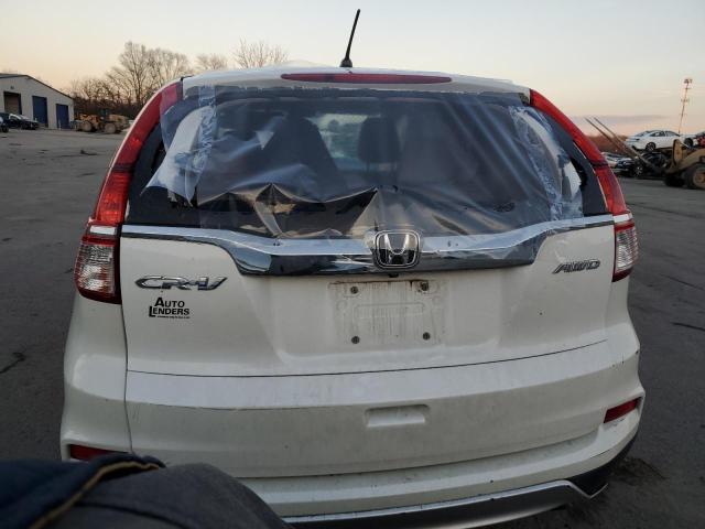 5J6RM4H50FL052796 - 2015 HONDA CR-V EX WHITE photo 6