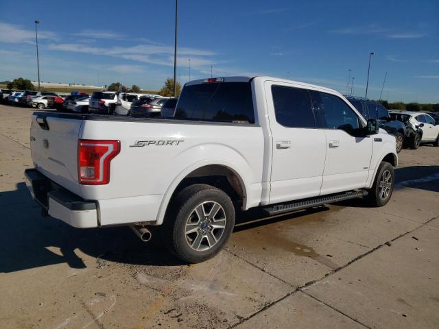 1FTEW1CPXFKF15958 - 2015 FORD F150 SUPERCREW WHITE photo 3