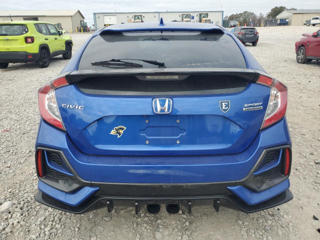 SHHFK7H97LU209854 - 2020 HONDA CIVIC SPORT TOURING BLUE photo 6
