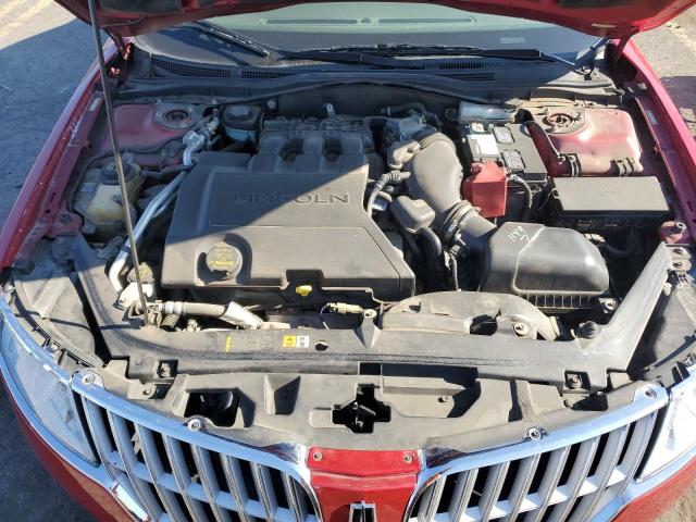 3LNHL2JC5CR832982 - 2012 LINCOLN MKZ RED photo 11