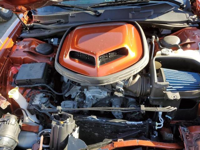 2C3CDZFJ3LH182707 - 2020 DODGE CHALLENGER R/T SCAT PACK ORANGE photo 11