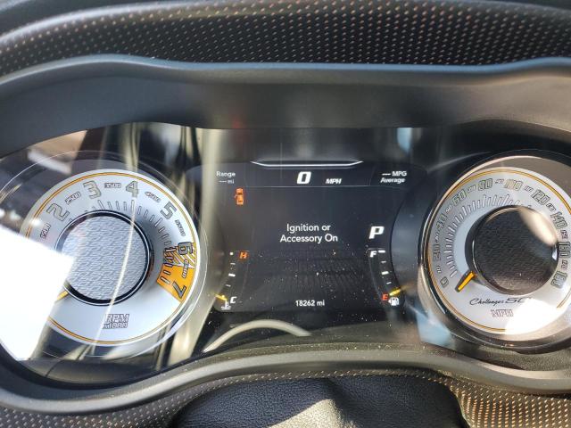 2C3CDZFJ3LH182707 - 2020 DODGE CHALLENGER R/T SCAT PACK ORANGE photo 9