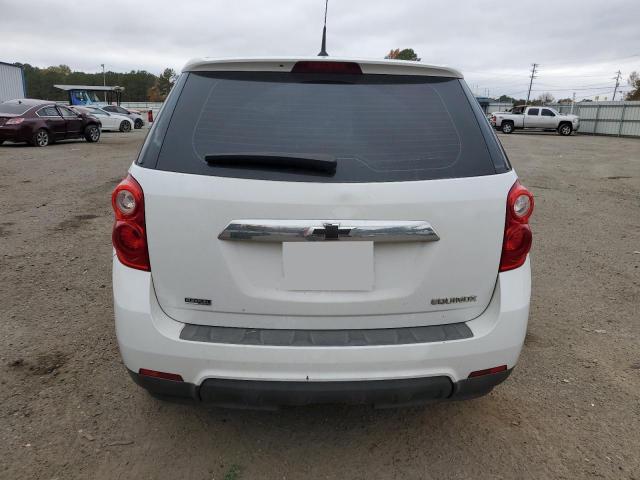 2GNALBEKXC1162607 - 2012 CHEVROLET EQUINOX LS WHITE photo 6