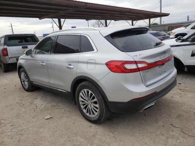 2LMPJ6KR3JBL48207 - 2018 LINCOLN MKX SELECT SILVER photo 2