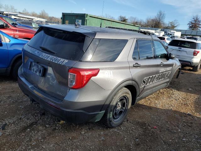 1FM5K8AB6LGC15193 - 2020 FORD EXPLORER POLICE INTERCEPTOR GRAY photo 3