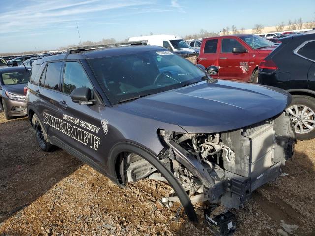 1FM5K8AB6LGC15193 - 2020 FORD EXPLORER POLICE INTERCEPTOR Grau Foto 4