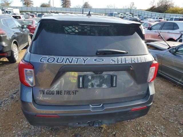 1FM5K8AB6LGC15193 - 2020 FORD EXPLORER POLICE INTERCEPTOR Grau Foto 6