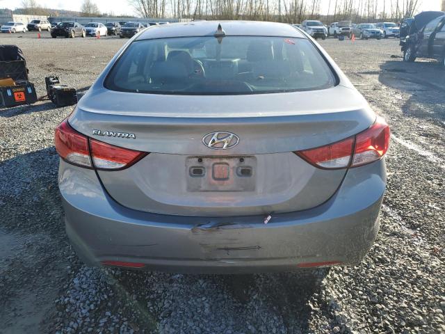 KMHDH4AE1BU101227 - 2011 HYUNDAI ELANTRA GLS SILVER photo 6