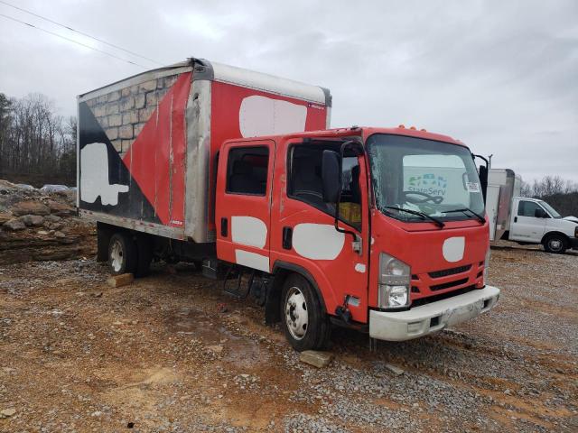 54DC4J1D3MS200224 - 2021 ISUZU NPR HD RED photo 4