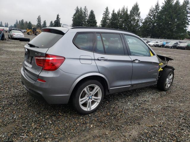 5UXWX7C50BL733705 - 2011 BMW X3 XDRIVE35I GRAY photo 3