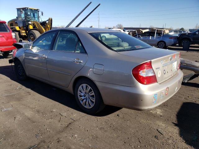 4T1BF30K74U578147 - 2004 TOYOTA CAMRY LE GOLD photo 2