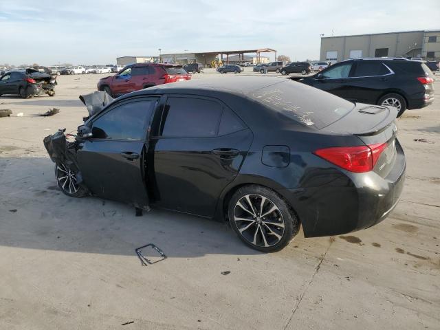 5YFBURHE3KP900739 - 2019 TOYOTA COROLLA L BLACK photo 2