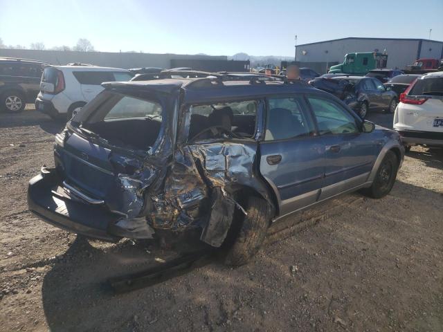 4S4BP60C387355132 - 2008 SUBARU OUTBACK BLUE photo 3