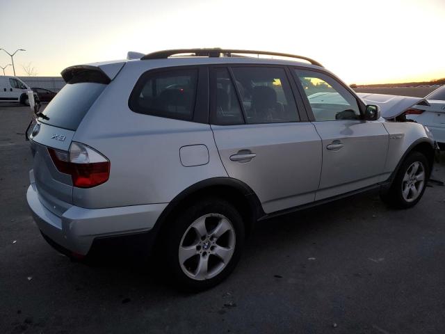 WBXPC93467WF13856 - 2007 BMW X3 3.0SI SILVER photo 3