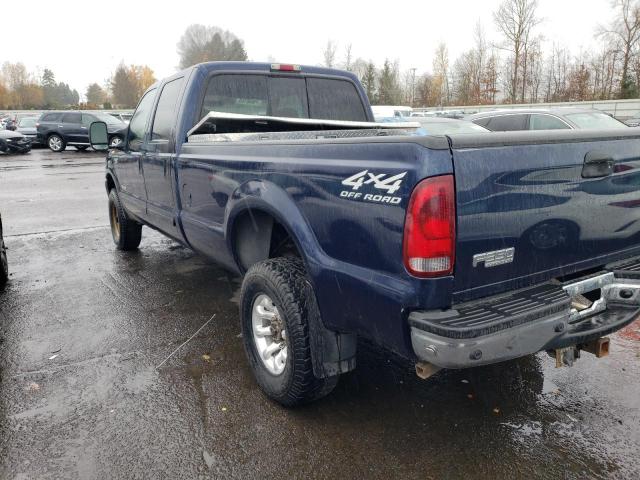 1FTSW31F82EB68406 - 2002 FORD F350 SRW SUPER DUTY BLUE photo 2