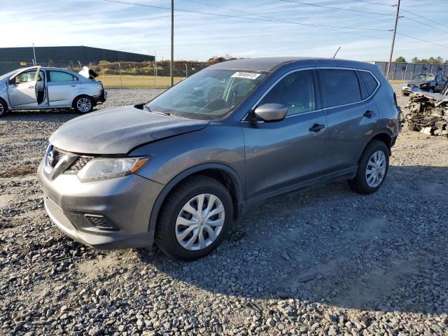 KNMAT2MT1GP725698 - 2016 NISSAN ROGUE S GRAY photo 1