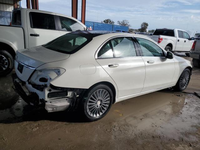 55SWF4JB2FU043988 - 2015 MERCEDES-BENZ C 300 WHITE photo 3